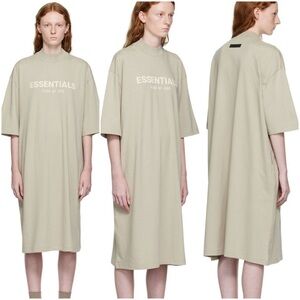 Essentials Beige T-Shirt Dress size XL